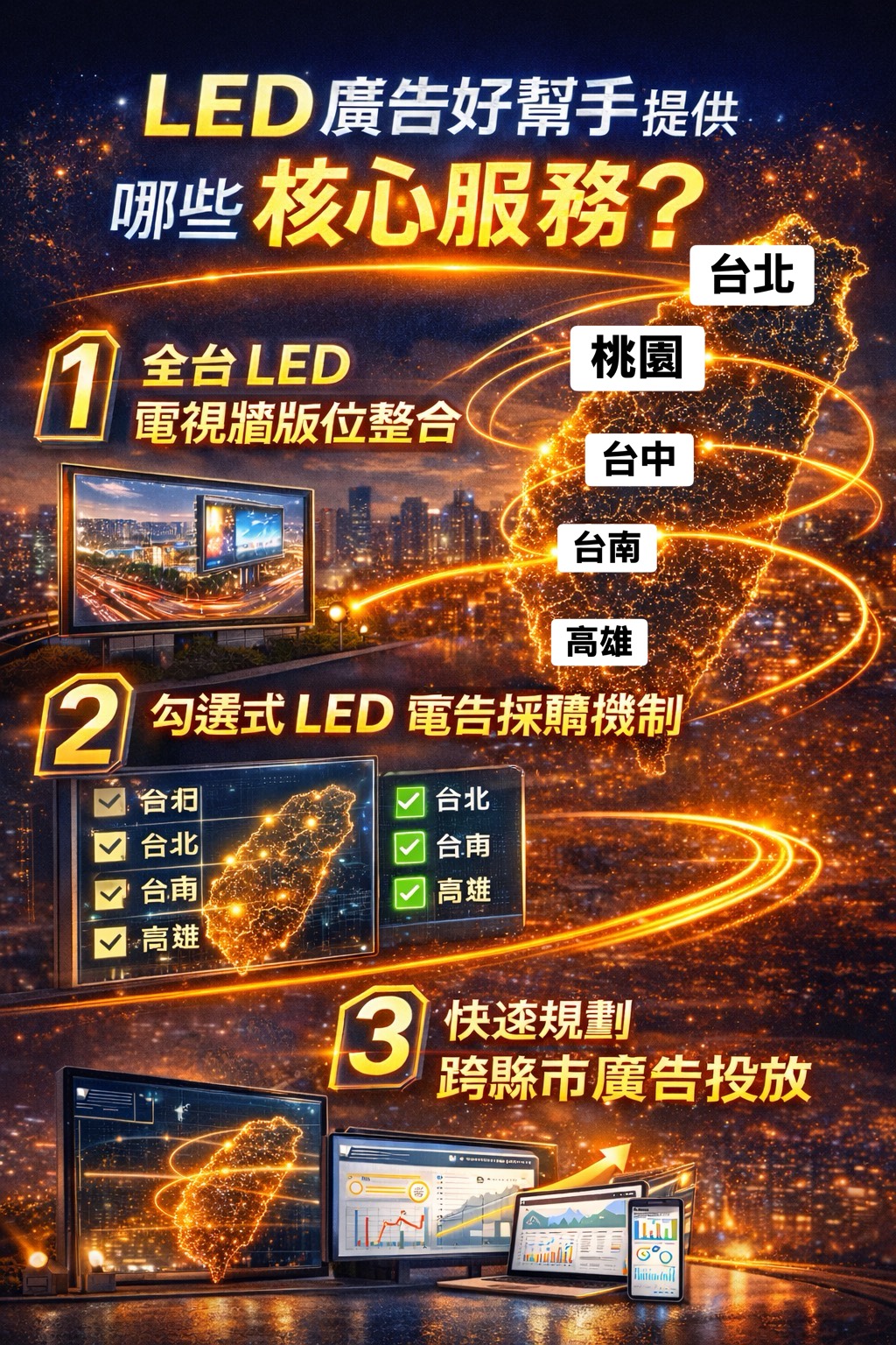 You are currently viewing LED 廣告好幫手提供哪些核心服務？