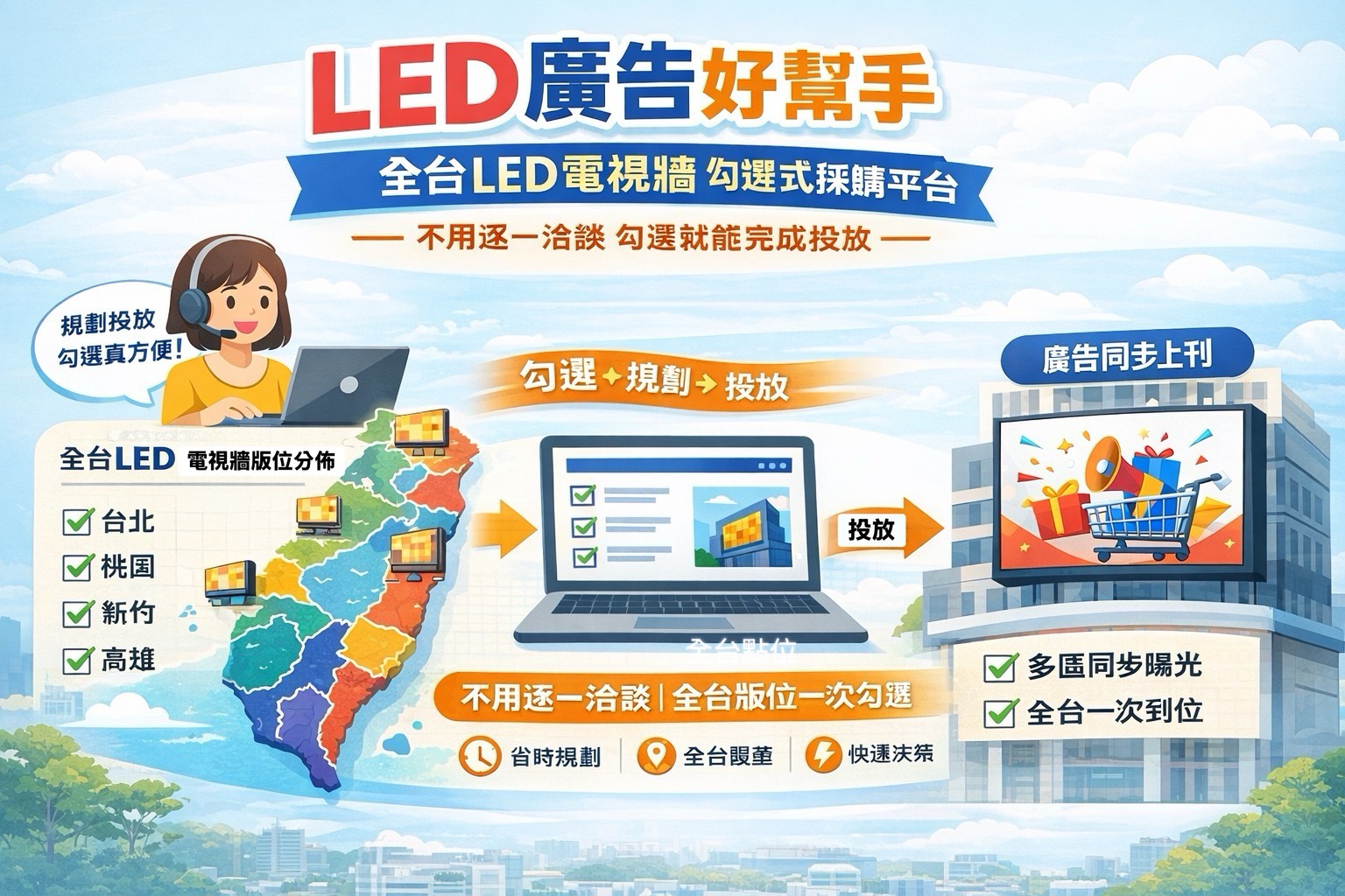 You are currently viewing 什麼是「勾選式 LED 廣告採購」？