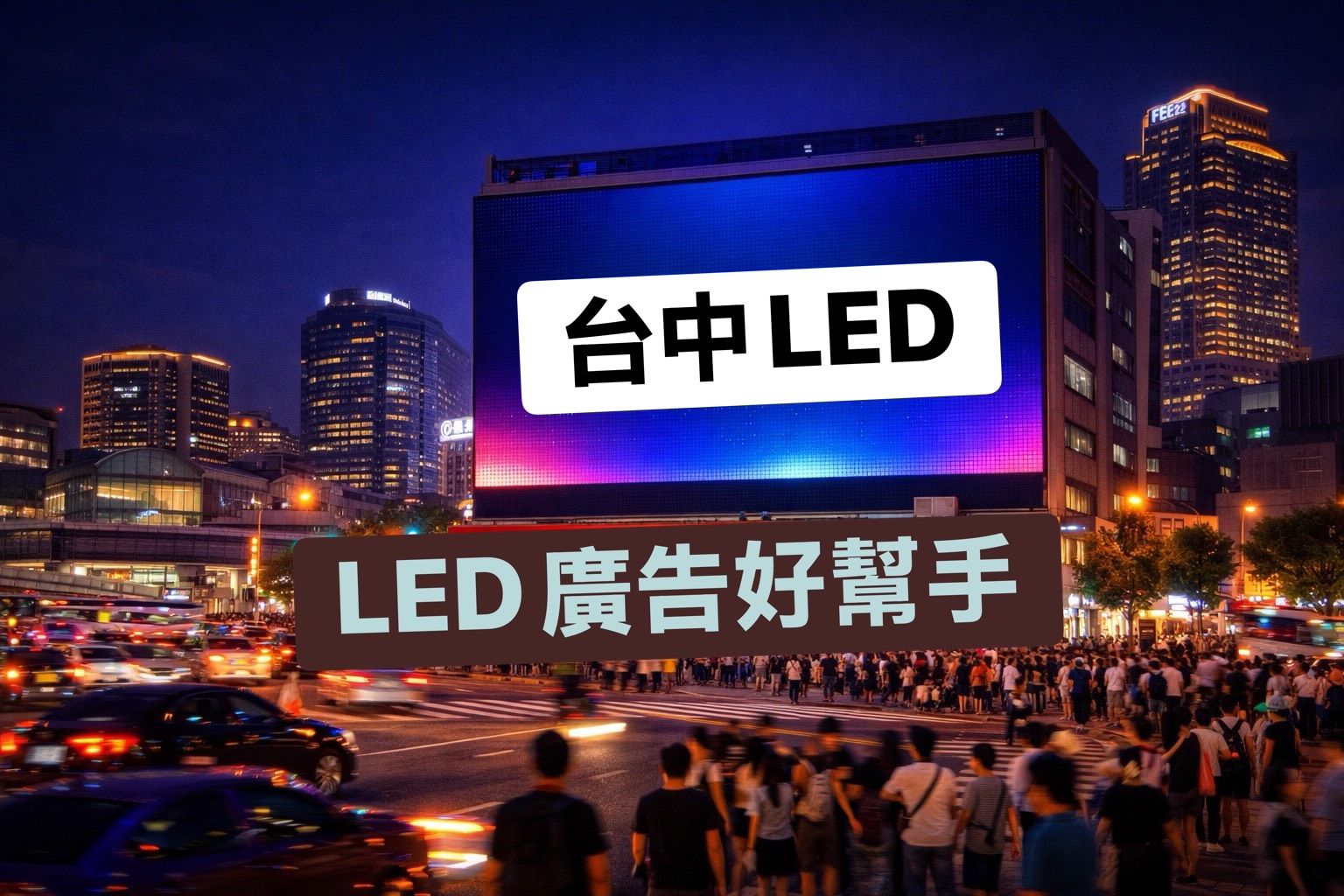 You are currently viewing 台中LED廣告怎麼投最有效？點位、預算與曝光策略完整解析