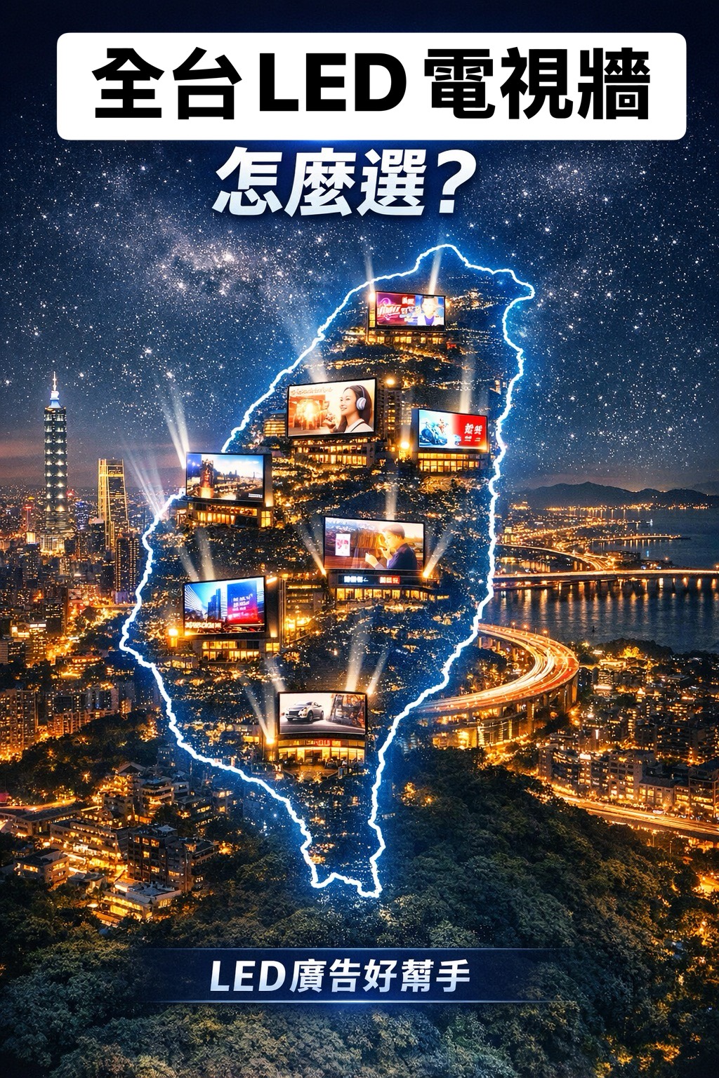 You are currently viewing 全台LED電視牆怎麼選？點位、價格與曝光效果完整攻略