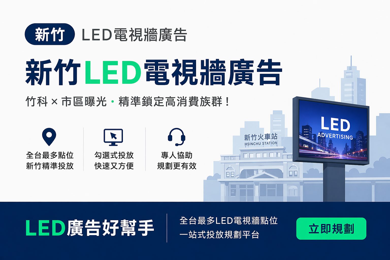 You are currently viewing 新竹LED電視牆廣告怎麼投？竹科＋市區曝光一次搞懂
