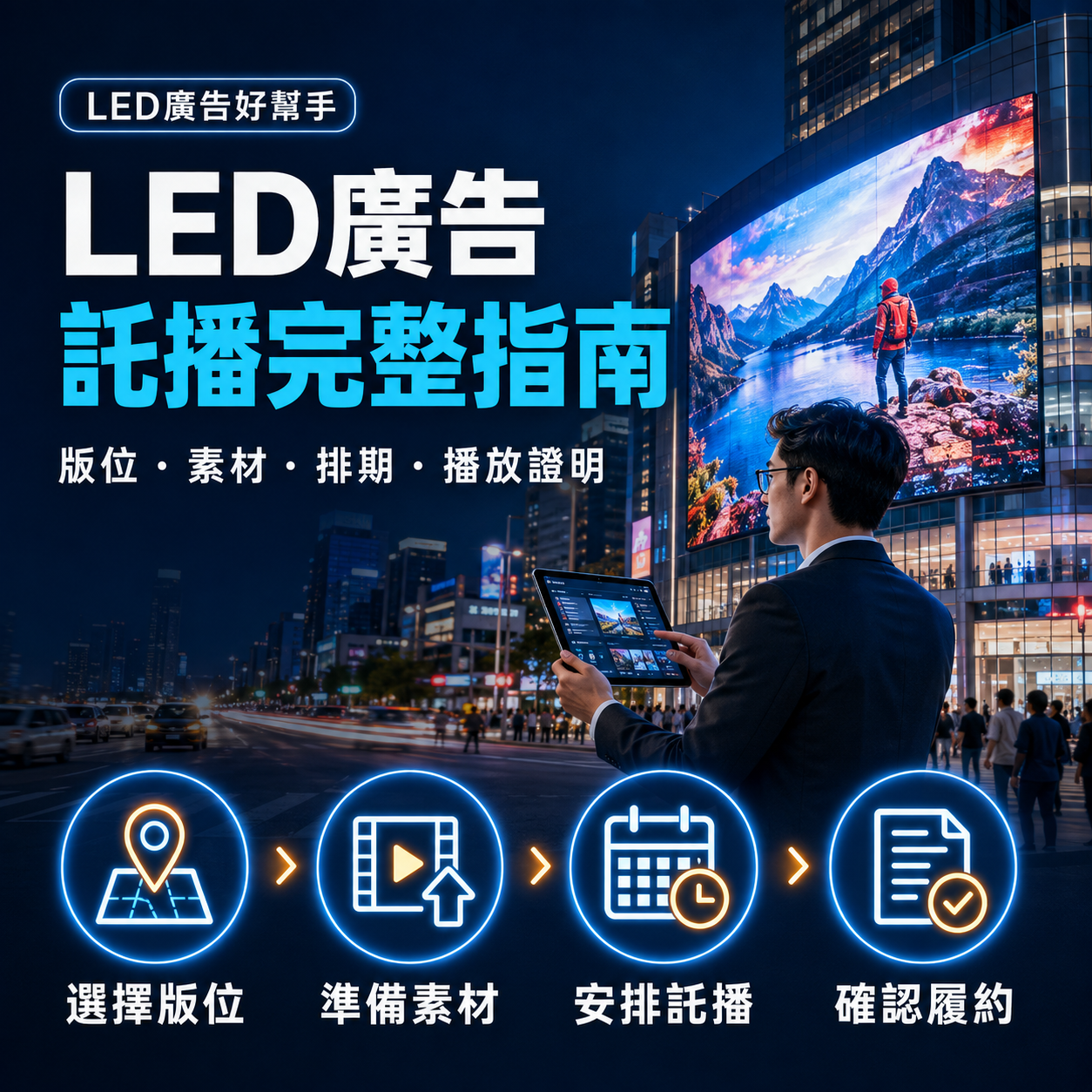 You are currently viewing LED廣告託播的標準流程完整指南